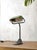 Viktoria Bankers Desk Lamp with Green Enamel Shade, 1920s, in Very Good conditions. Designed 1920 to 1949 This piece has...