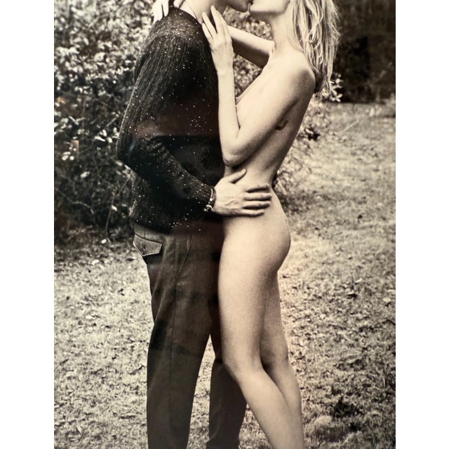 Original 2014 Chris Craymer Black and White Boy Girl Kissing Woods Photograph For Sale - Image 10 of 12