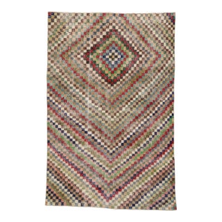 Vintage Turkish Sivas Rug, 05'01 X 07'08 For Sale