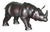 Large Antique Leather Rhino Ottoman by Dimitri Omersa for Libertys of London, 1925 For Sale