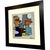 A Mid-Century Modern abstract print signed by artist Ramon, created between 2005 and 2015. Although contemporary in...