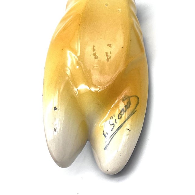 Faience Wall Cicada Sculpture from Louis Sicard, France, 1950s For Sale - Image 12 of 15