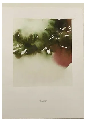 Davide Benati, Composition, 1995, Watercolor
