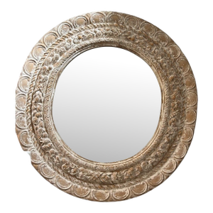 Italian Carved Oval Mirror