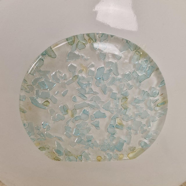 White Murano Glass Table Lamps by Ferro & Lazzarini, 1970s, Set of 3 For Sale - Image 8 of 18