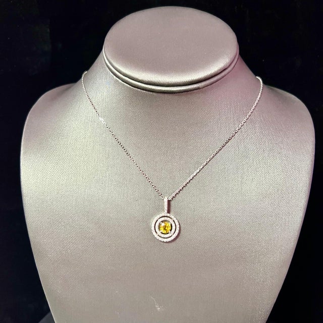 Natural Sapphire Diamond Necklace 18" 14k Gold 1.51 TCW Certified $4,950 215426 MADE IN ITALY Nothing says, “I Love you”...