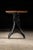 Brown Industrial Table on Antique Cast Iron Base For Sale - Image 8 of 15
