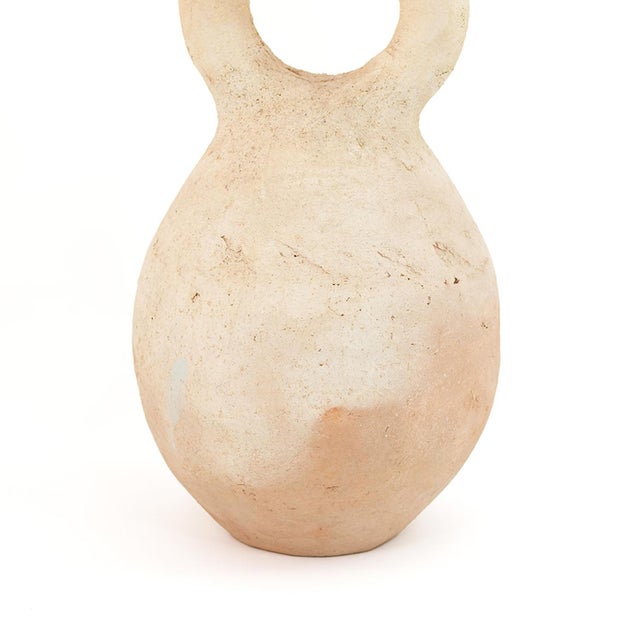 Unglazed Terracotta Sculptural Vase | One of a Kind For Sale - Image 10 of 10