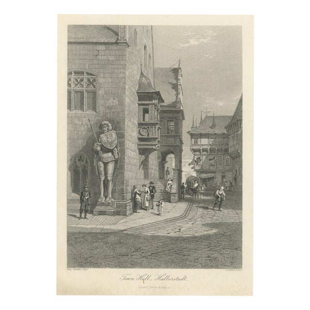 Town Hall, 1877, Paper For Sale