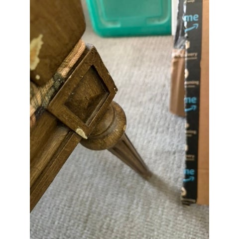 1990s French Oval Back Side Chair For Sale In Seattle - Image 6 of 10