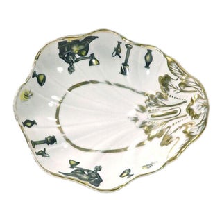 Antique Acanthus Leaf & Classical Theme Dish For Sale