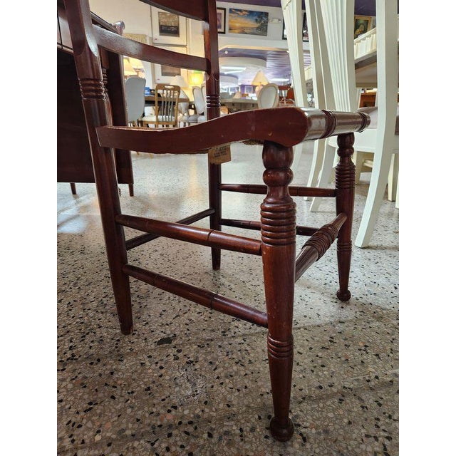 Wood Late 20th Century Willett Wildwood Cherry Wood Dining Set For Sale - Image 7 of 15