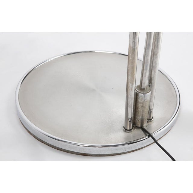 1970s Vintage Italian Aluminum and Acrylic Glass Floor Lamp, 1970s For Sale - Image 5 of 8
