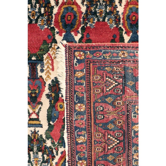 Pasargad Home Antique Afshar Multi Wool Area Rug, 8' 7'' X 11' 8'' For Sale - Image 4 of 5