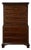 Universal Furniture Banded Mahogany Biedermeier Traditional Victorian Style 45" Chest on Chest 609150 For Sale