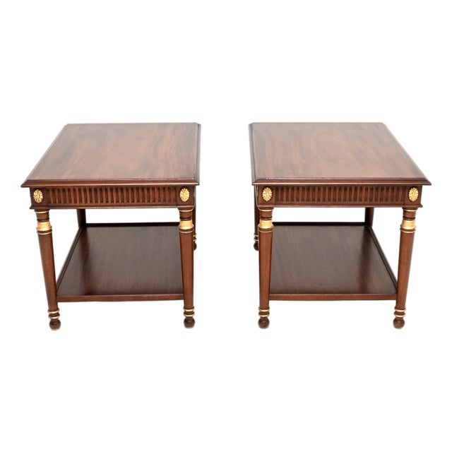 Georgian Parcel Gilt Side Tables, 1950, Set of 2 For Sale