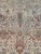 Antique Bijar Carpet Oriental Carpet, Handmade, Ivory, Coral, Light Blue, Taupe For Sale - Image 12 of 17