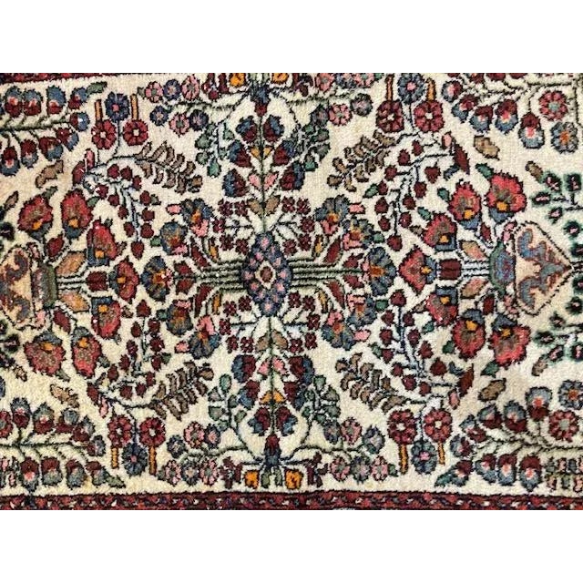 Wool pile genuine Handmade antique Persian Hamadan -