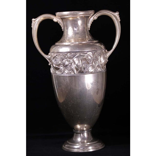 Antique Amphora in Silver Plating For Sale - Image 5 of 7