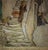 1930s Schürholz Hans, Baška Street View KRK Street Dalmatia Croatia, 1930, Oil on Canvas For Sale - Image 5 of 13