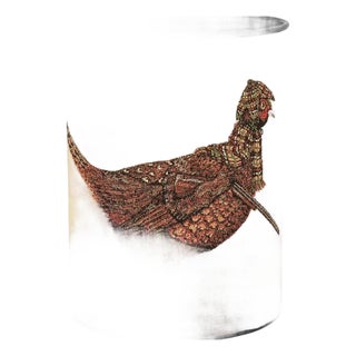 Phillip Pheasant the Gamekeeper Tapestry Waste Bin For Sale