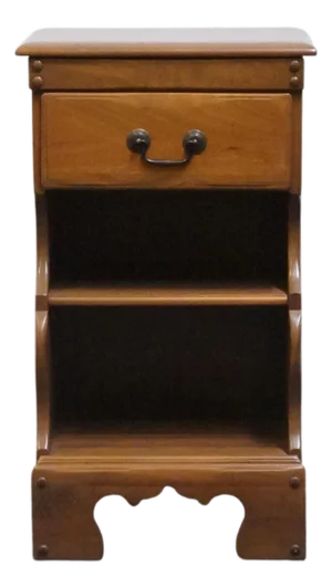 Abernathy Furniture Co. Solid Hard Rock Maple Early American 16" Open Cabinet Nightstand