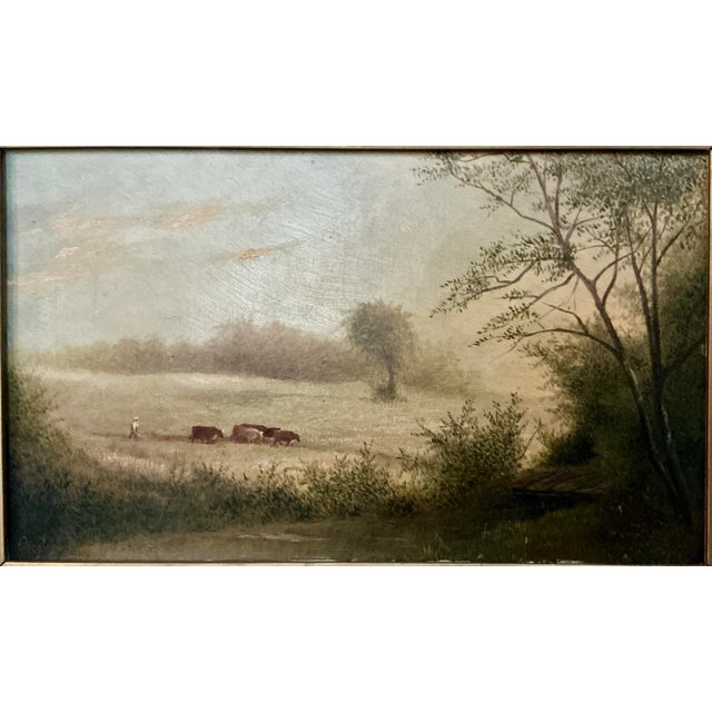 Early 20th Century Albert Duval Quigley ( 1891-1961) New Hampshire Artist, Oil on Board, Signed For Sale - Image 5 of 6