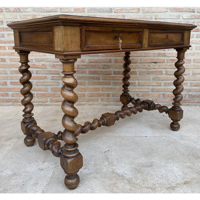 Early 19th Century French Walnut Worktable For Sale - Image 11 of 18