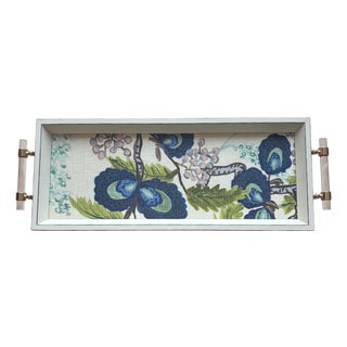 Custom Tray With Ferrick Mason Fabric For Sale