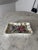 A beautifully preserved vintage mid-century French porcelain trinket dish / vanity catchall tray crafted by the historic...