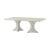 Coastal White Coastal Dining Table For Sale - Image 3 of 7