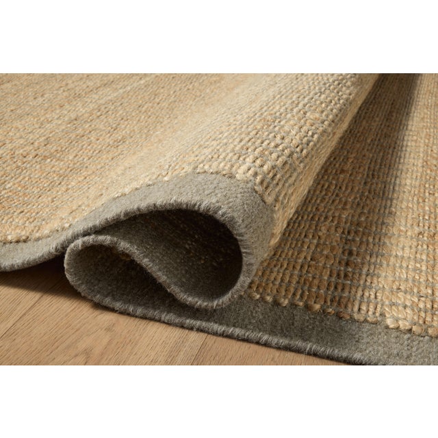 Loloi Rugs Amber Lewis x Loloi Lilah Natural / Grey 3'-6" x 5'-6" Accent Rug For Sale - Image 4 of 7