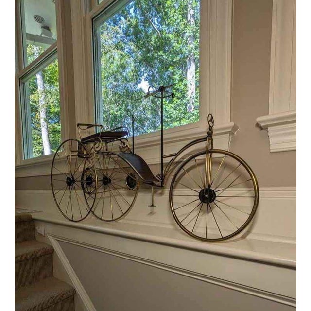 Metal 1980s Limited Edition Curtis Jere Wall Sculpture Portraying Karl Benz (Mercedes Benz) For Sale - Image 7 of 12