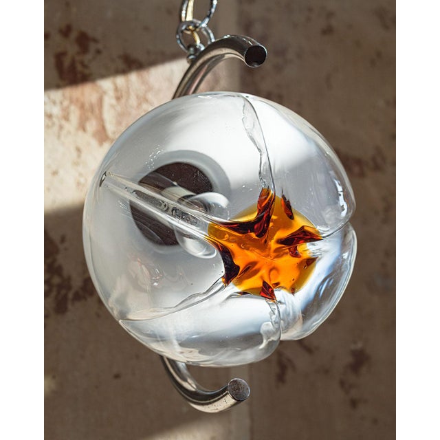 Murano Mazzega Pendant Lamps from Made Murano Glass, 1970s, Set of 2 For Sale - Image 13 of 15