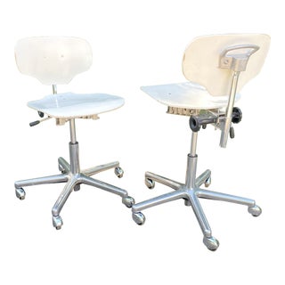 1970s Vintage Kevi Style Desk Chair Pair For Sale