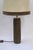 1970s Table Lamp in Leather Parchment and Brass by Charlotte Waver, 1970s For Sale - Image 5 of 13
