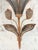 Contemporary “Sovereign” Art Deco Floral Fragment| Hand-Textured Acrylic Frame Wall Art For Sale - Image 3 of 9
