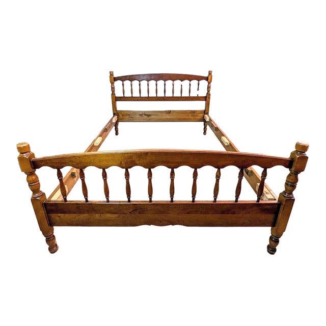 Mid 20th Century Stickley Cherry Valley Full Poster Bed - Colonial Revival Style For Sale