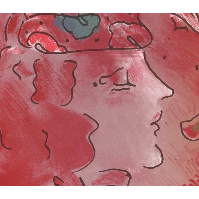 Peter Max, German/American (1937) Reflections II Date: 1979 Lithograph, signed and numbered in pencil Edition of 165 Size:...