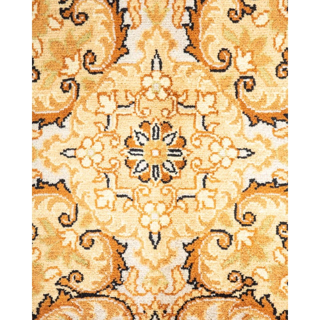 Traditional Mogul, One-of-a-Kind Hand-Knotted Area Rug - Ivory, 5' 10" x 9' 2" For Sale - Image 3 of 8