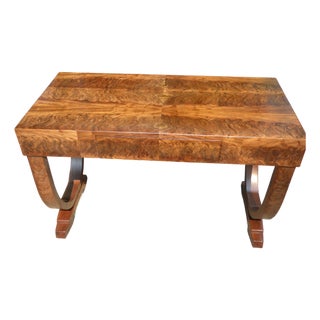 Walnut Desk / Flamboyant / Spectacular For Sale