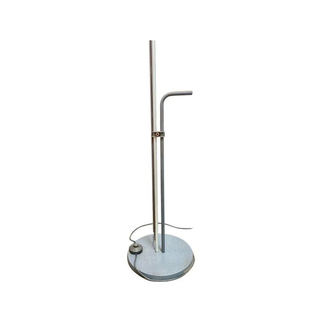 Memphis 1970's Chrome Enzo Mari & Giancarlo Fassina Adjustable Italian Floor Lamp For Sale - Image 3 of 5