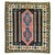 Square size decorative Turkish anatolian carpet.