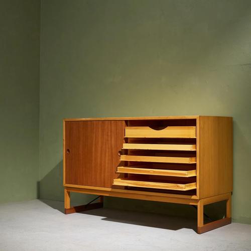 Öresund Cabinet in Teak and Oregon Pine by Børge Mogensen for Karl Andersson, Sweden, 1950s For Sale - Image 12 of 13