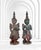 Antique Teppanom / Guardian Thai Angels, Carved Wood Statues or Figures - A Pair 18" For Sale In Tampa - Image 6 of 11