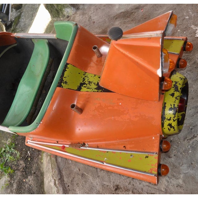Orange and Green Carousel Plane, 1960s For Sale - Image 17 of 18