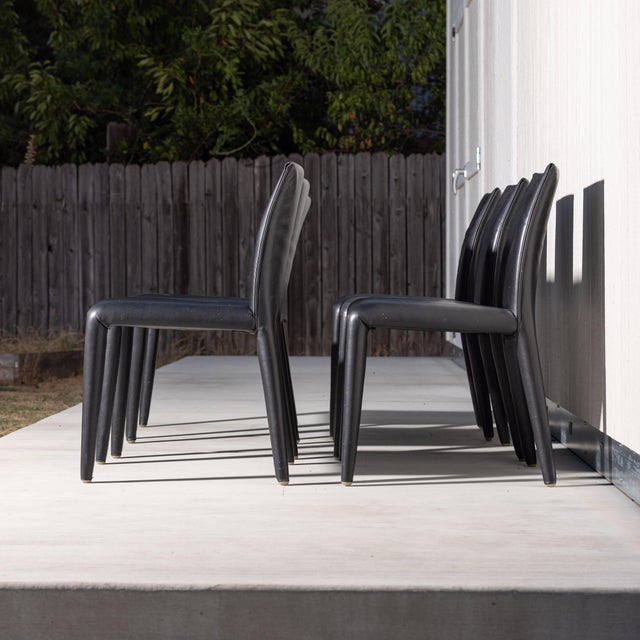 Black Mario Bellini Vol Au Vent Dining Chairs for B&b Italia, Set of 6 For Sale - Image 8 of 17