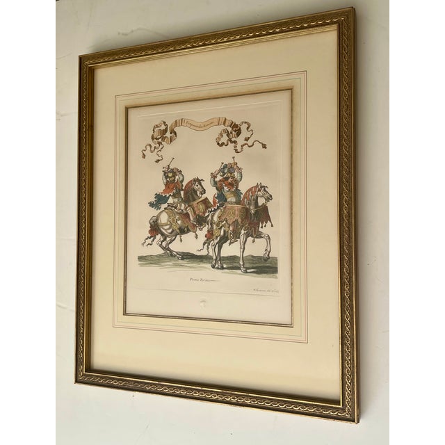 Mid 20th Century Intaglio Engraving Prima Turma Tympanotribae Romani, Etching by F. Chauveau For Sale In Los Angeles - Image 6 of 10