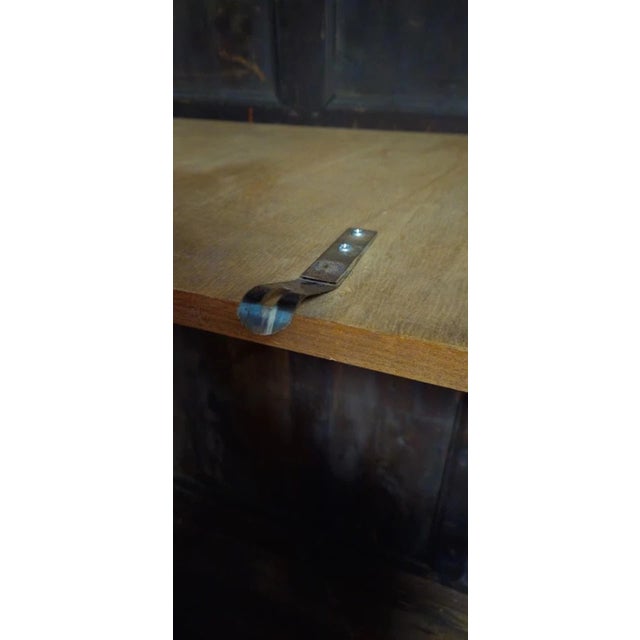 Large Louis XV Norman Wedding Armoire in Carved Oak For Sale - Image 9 of 13