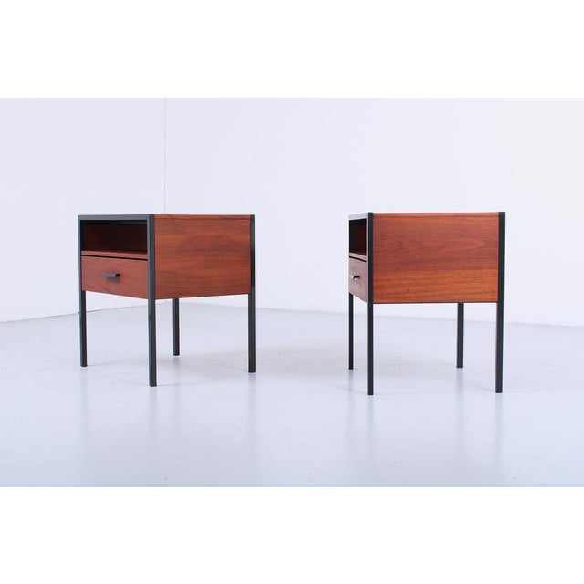 1960s Modern Carelle Teak Nightstands by Auping, 1960s, Set of 2 For Sale - Image 5 of 16